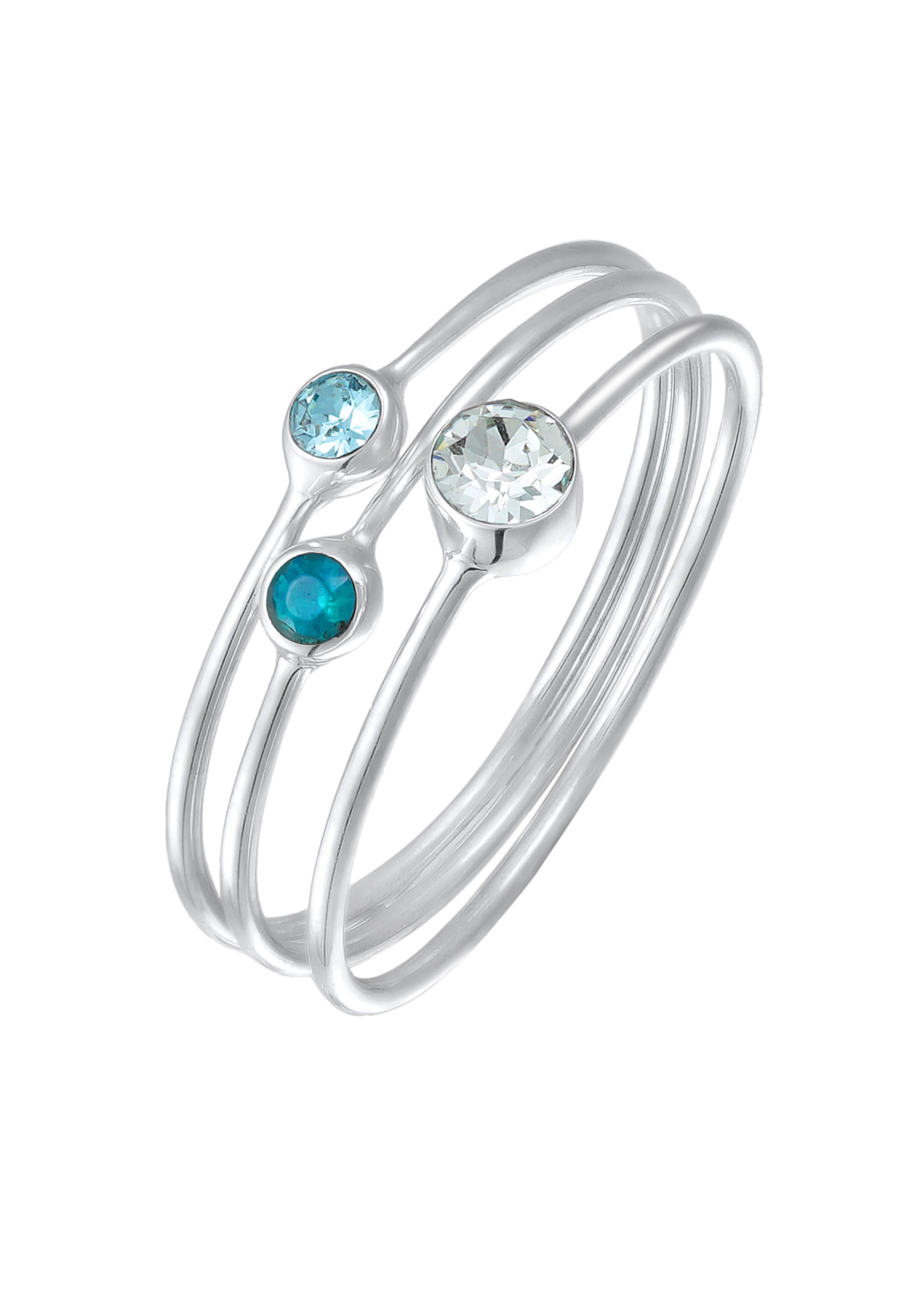 ELLI Ring in Silber: Vorderseite