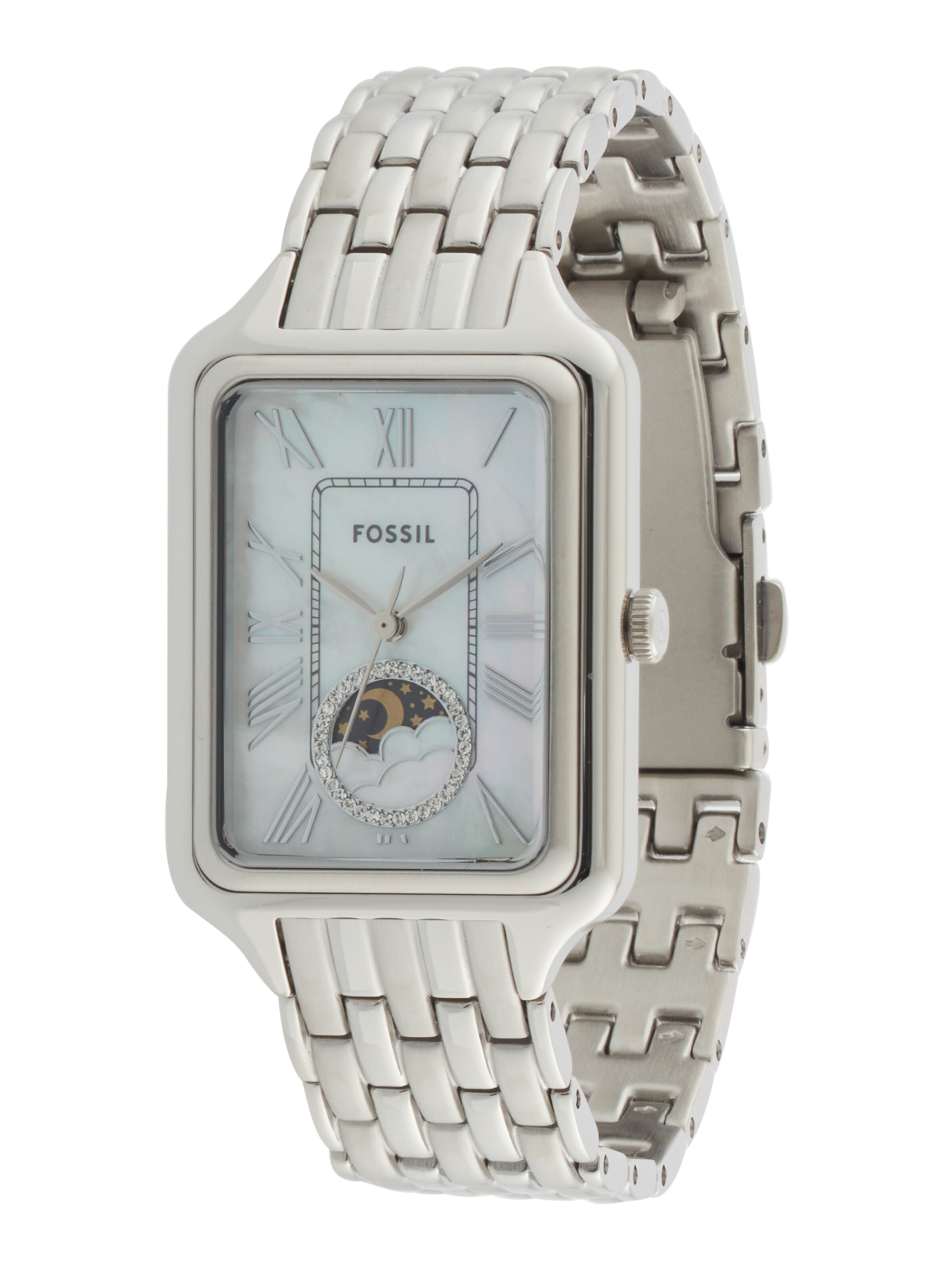 FOSSIL - Relógios analógicos 'Raquel' em prata: frente