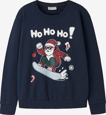 NAME IT Sweatshirt 'NKMVRALLO' in Blue: front