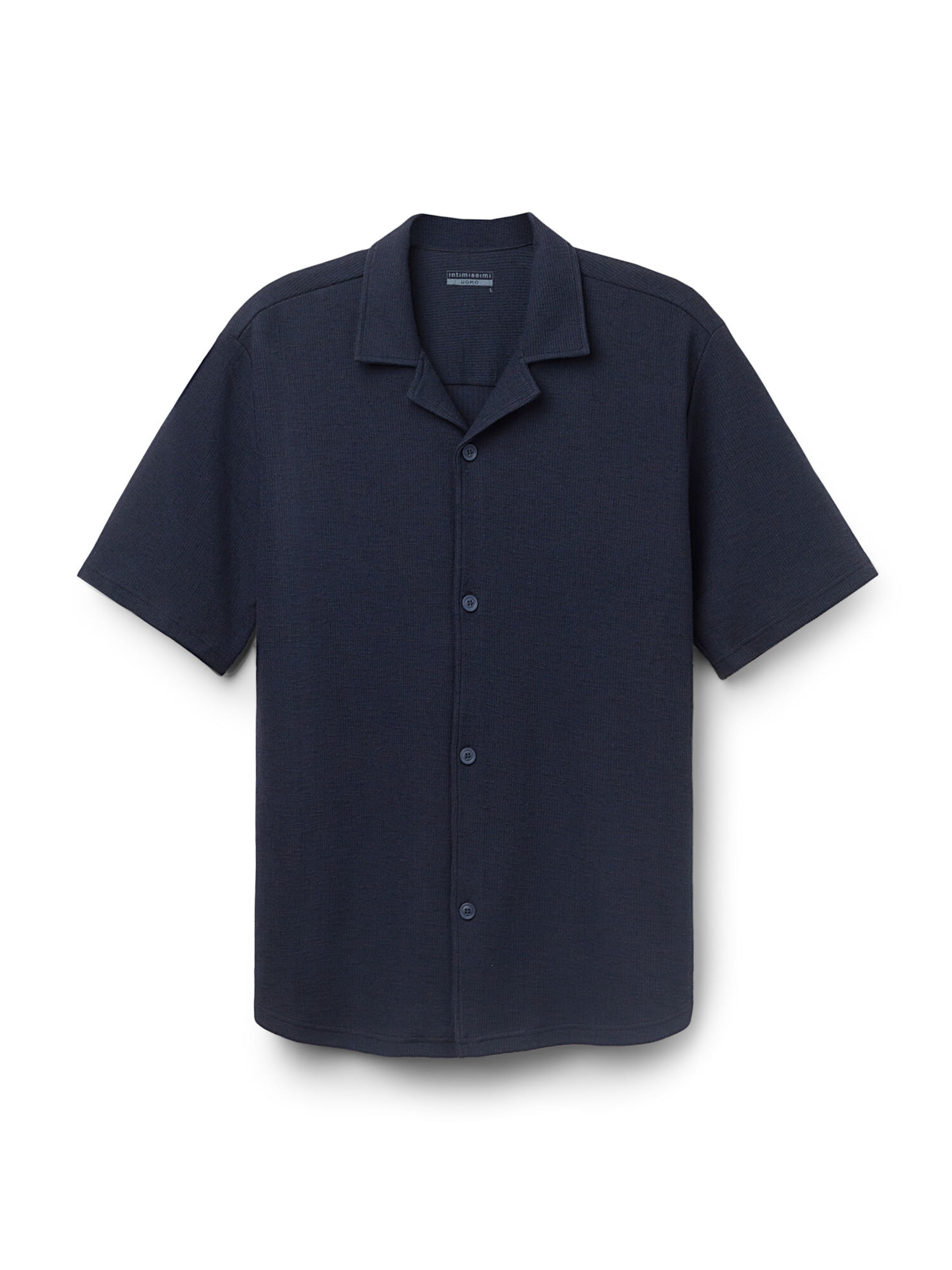 IUMAN Intimissimi Regular Fit Hemd in Blau: Vorderseite