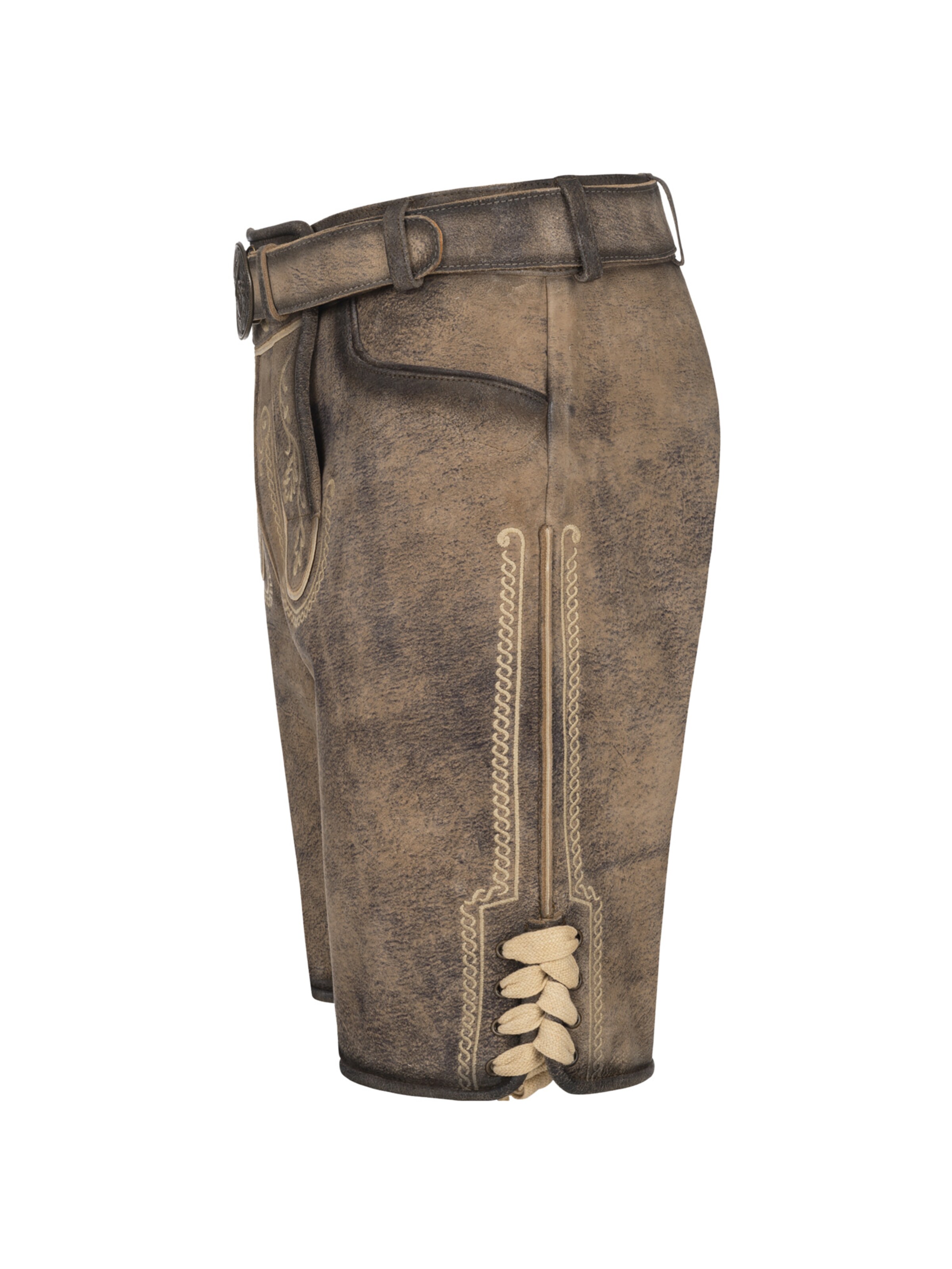 Krüger Buam Regular Traditional pants ' Magnus ' in Brown