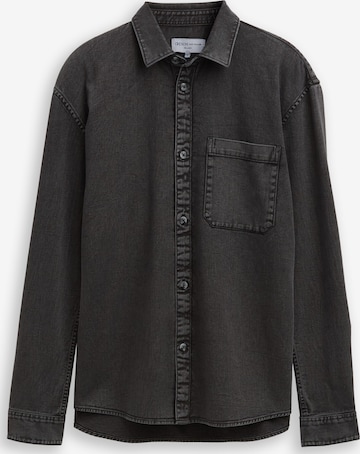 Chemise TOM TAILOR DENIM en noir : devant