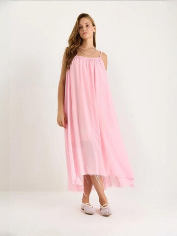 Bianco Lucci Summer Dress in Pink