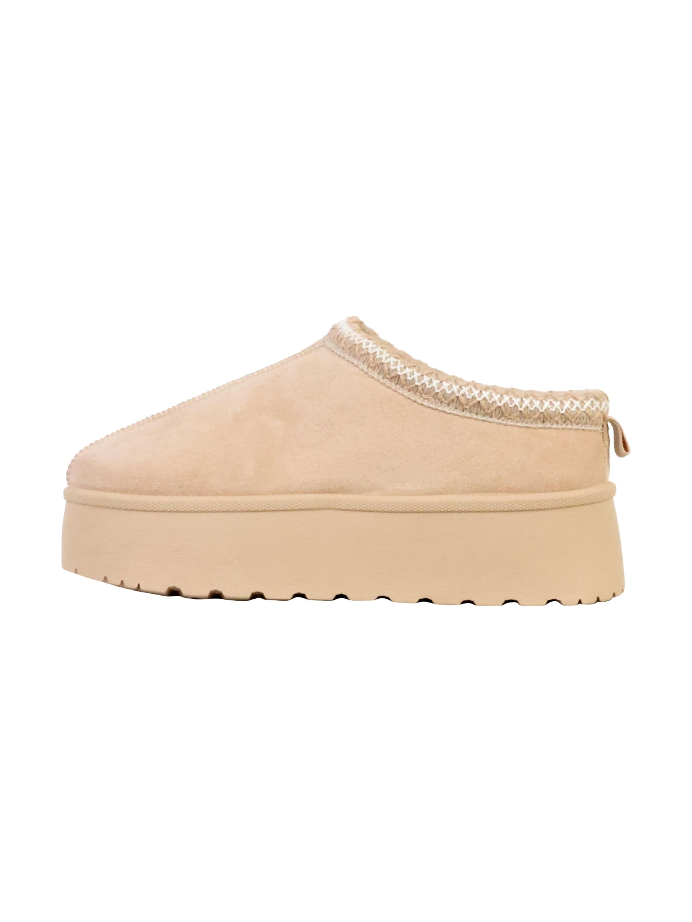 Super Mode - Zuecos en beige: frente