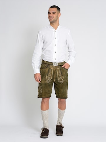 Rißberg Regular Trachtenhose in Braun