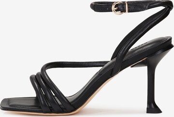 Kazar Studio Strap sandal in Black: front