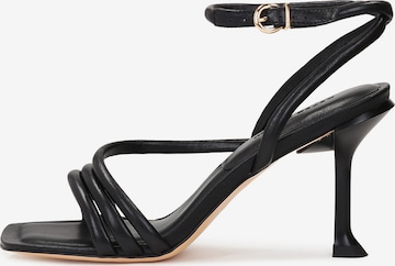 Kazar Studio Strap sandal in Black: front