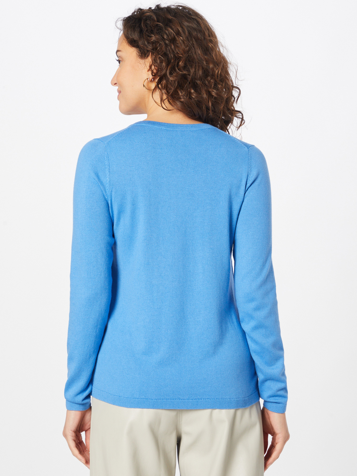 EDC BY ESPRIT Pullover in Himmelblau 