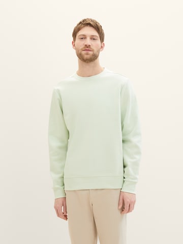 TOM TAILOR - Sweatshirt em verde: frente