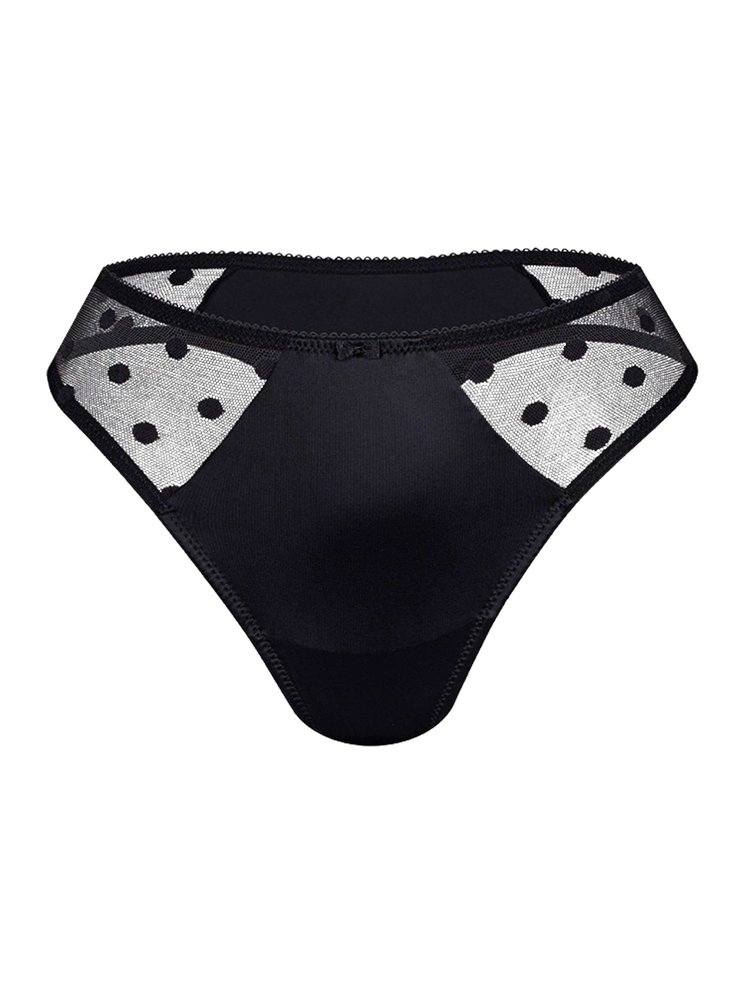 sassa Thong in Black