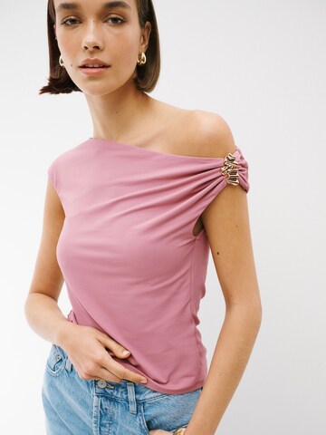 T-shirt Next en rose : devant