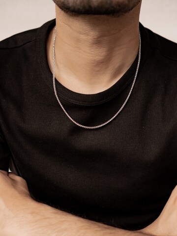 Hey Happiness Necklace 'Wheat Armor' in Silver: front