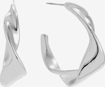 Cala Rose Oorbellen 'SAPHIRA' in Zilver: voorkant