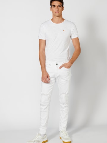 KOROSHI Regular Jeans in Weiß