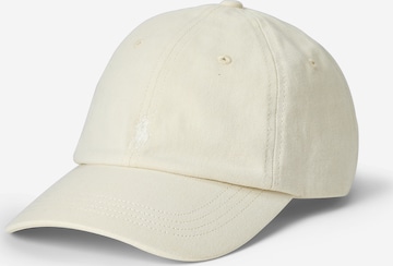 Casquette Polo Ralph Lauren en beige : devant
