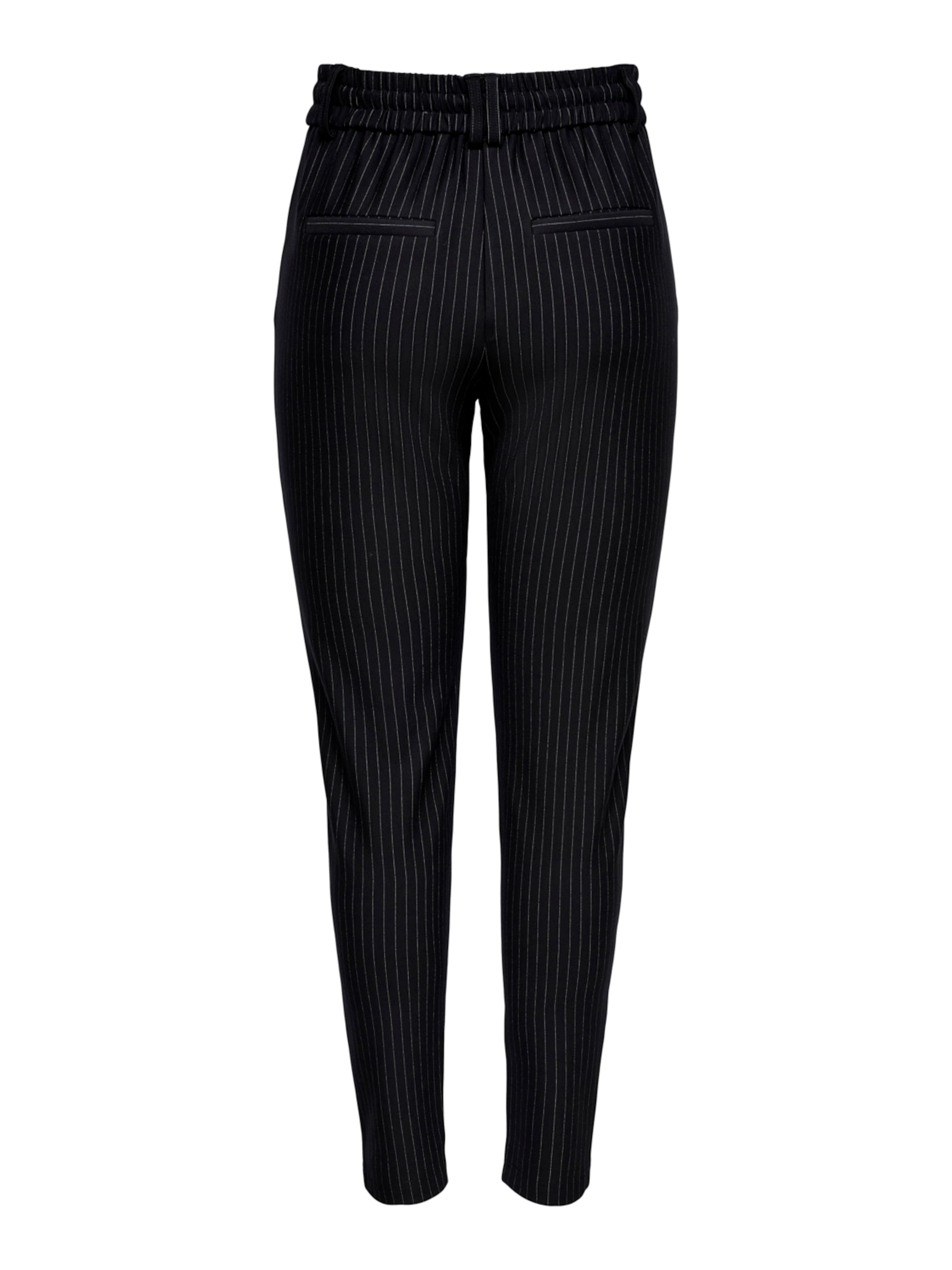 ONLY Конический (Tapered) Брюки со складками в Черный