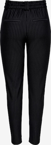 ONLY Tapered Pleat-Front Pants in Black