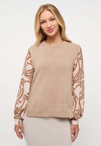 ETERNA Sweater in Brown: front