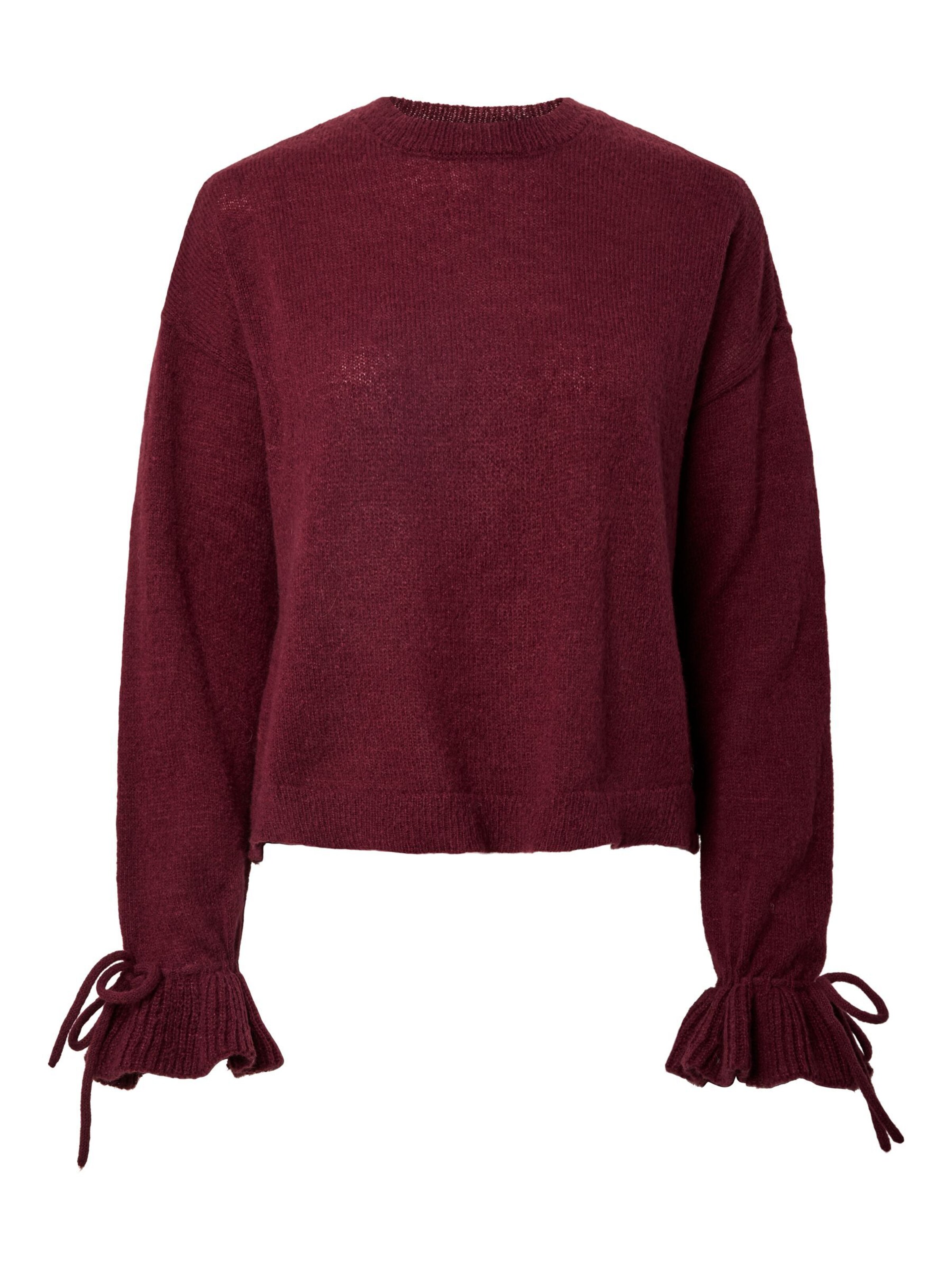 PIECES Sweater 'PCFie' in Red: front