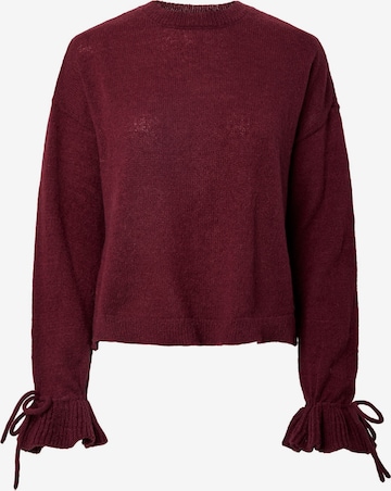PIECES Sweater 'PCFie' in Red: front