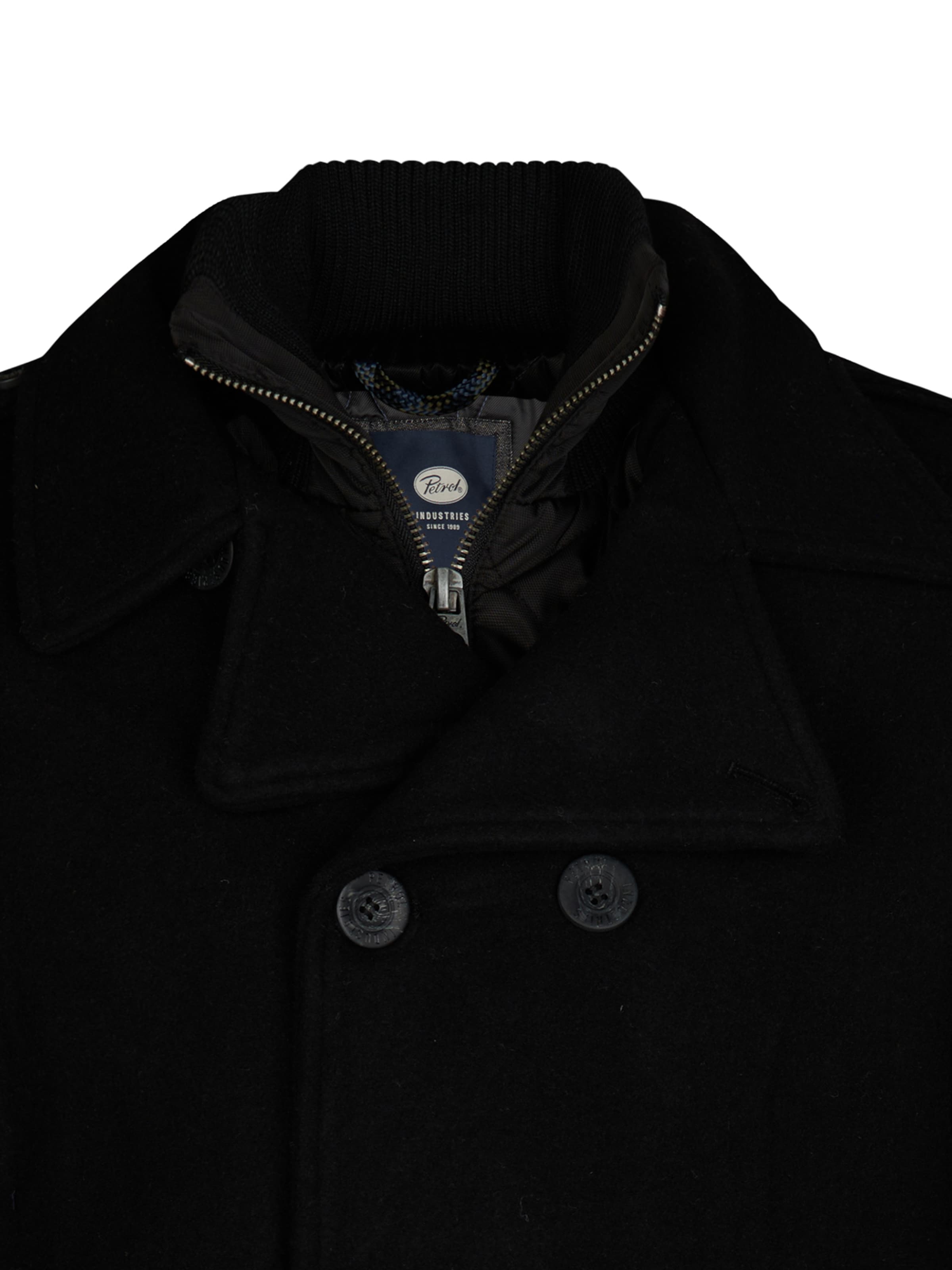 Cappotto di mezza stagione di Petrol Industries in nero