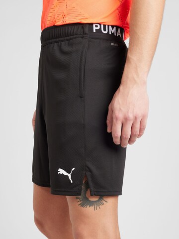 PUMA Regular Sportshorts in Schwarz