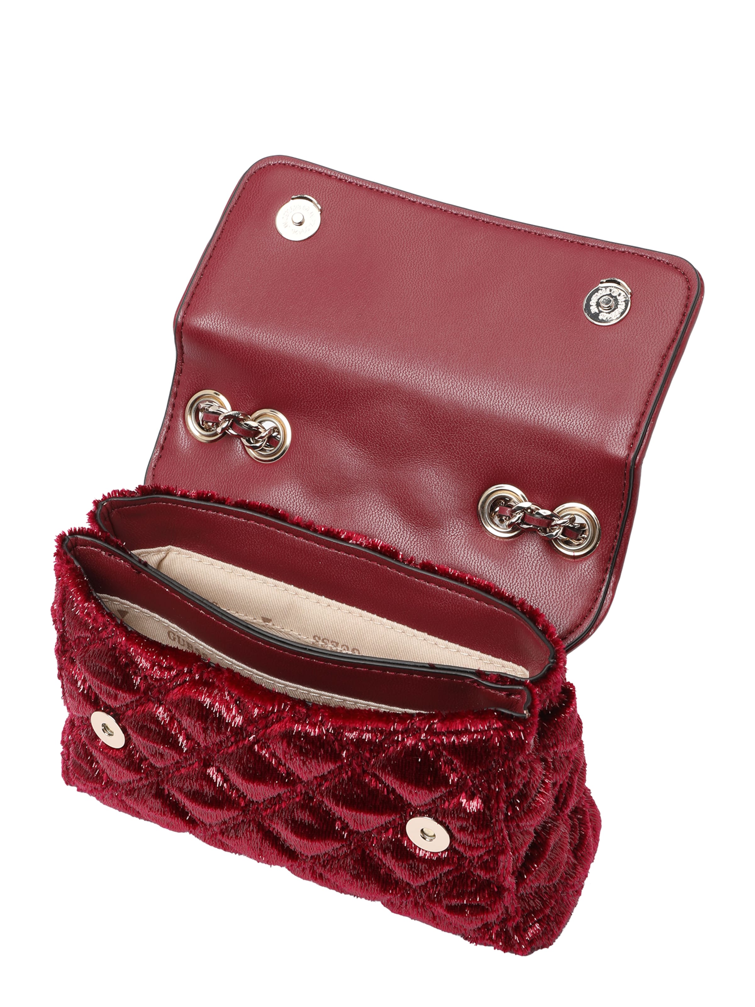 GUESS Olkalaukku 'Giully' värissä punainen