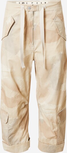 G-Star RAW Pantalon cargo en beige / beige foncé / gris clair, Vue avec produit