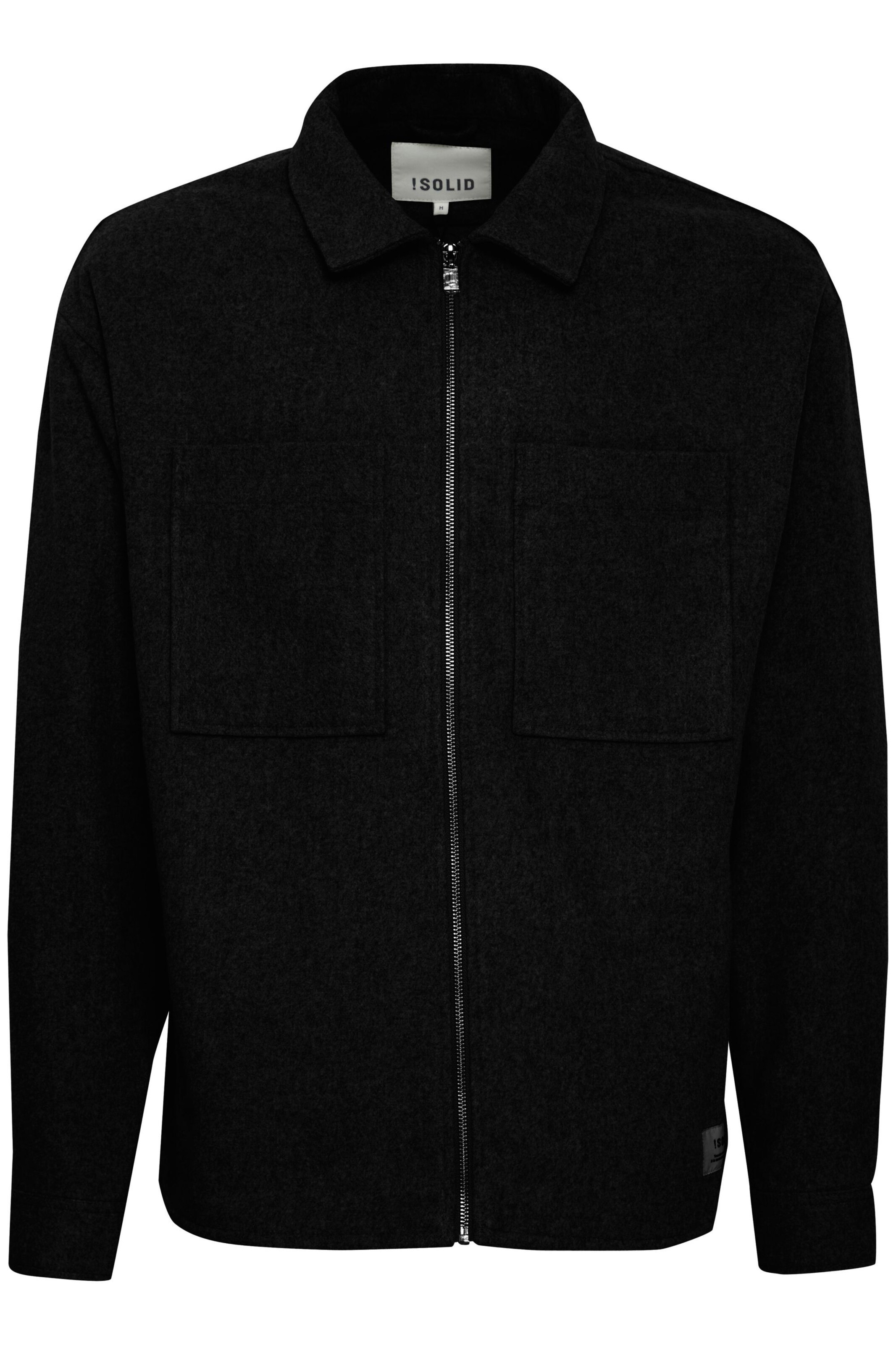 !Solid Tussenjas 'Klostermann' in Zwart: voorkant