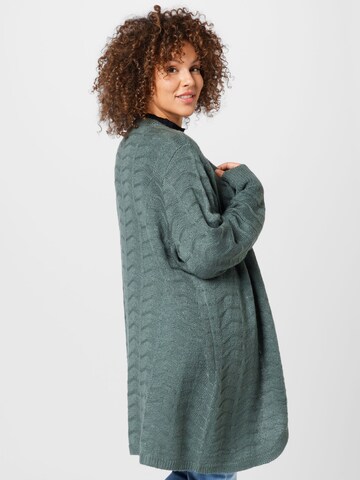 KAFFE CURVE Knit cardigan 'Emana' in Green