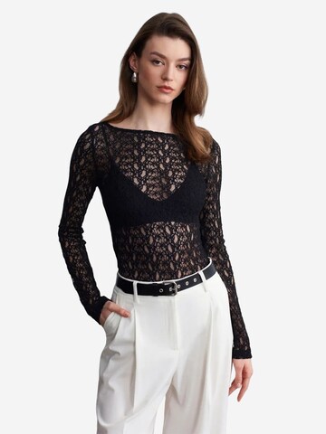 Dilvin Shirt in Schwarz