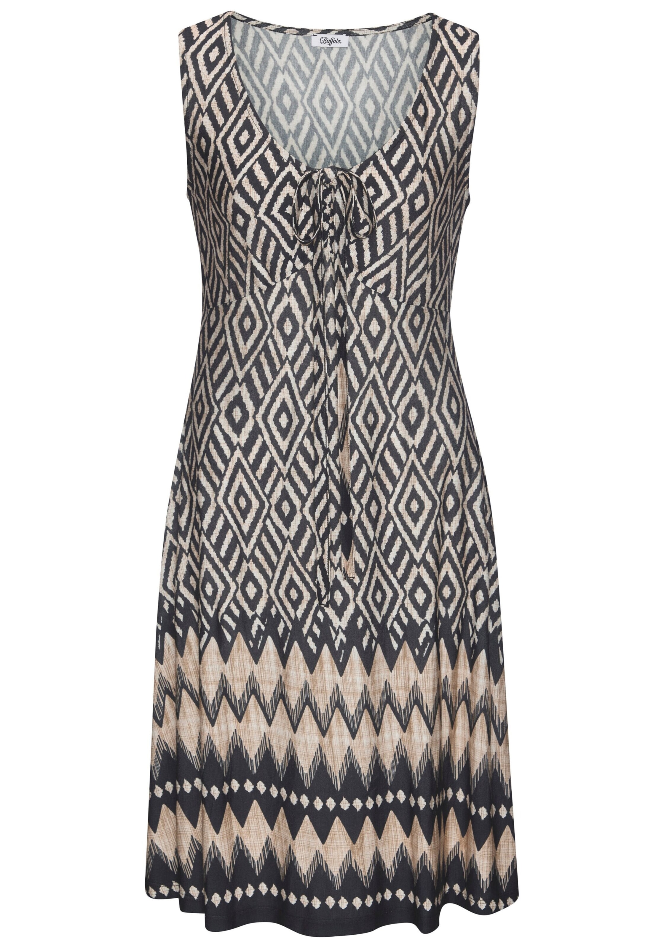 Robe BUFFALO en noir : devant