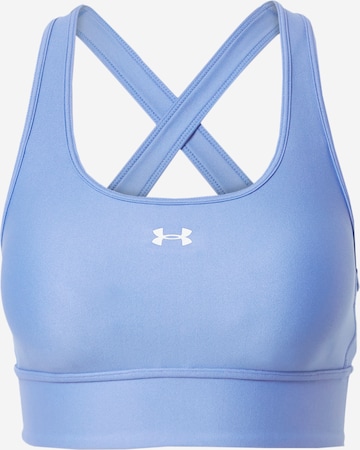 UNDER ARMOUR Спортивный бюстгальтер в Синий: спереди