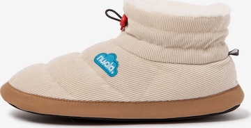 Nuvola. Hausschuh 'Home' in Beige: Vorderseite