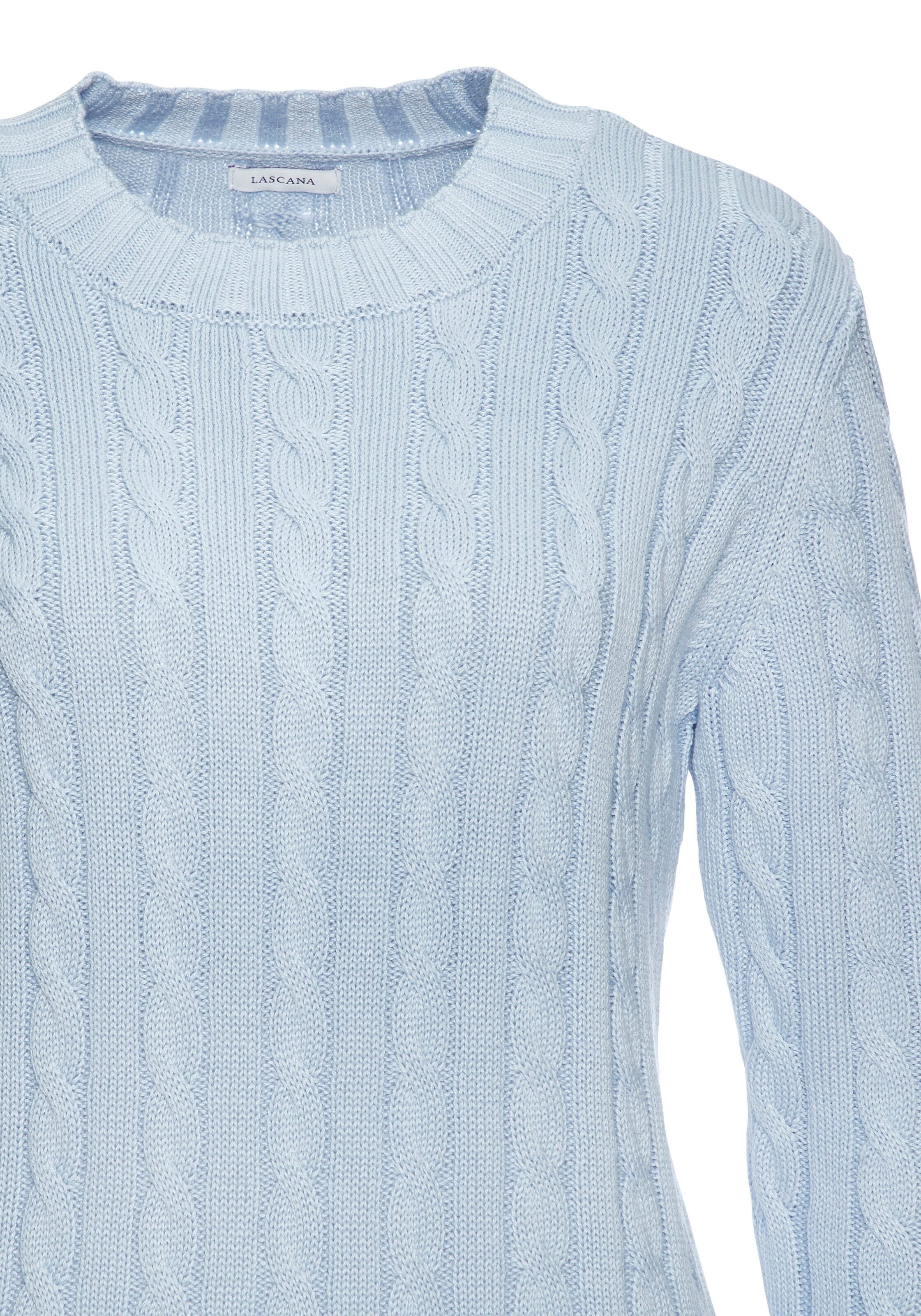 LASCANA Pullover in Blau