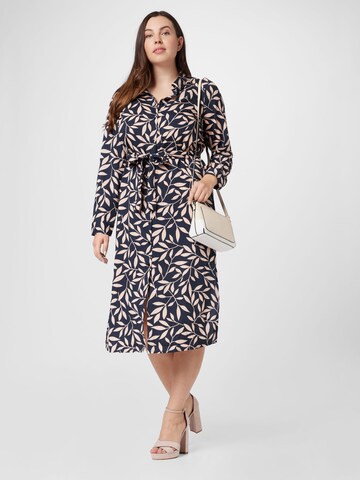 EVOKED Shirt Dress in Blue