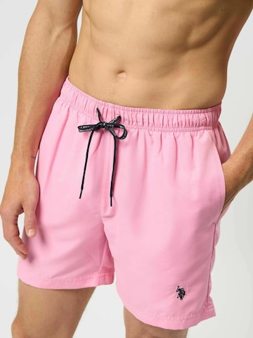 U.S. POLO ASSN. Zwemshorts ' UMAza ' in Blauw
