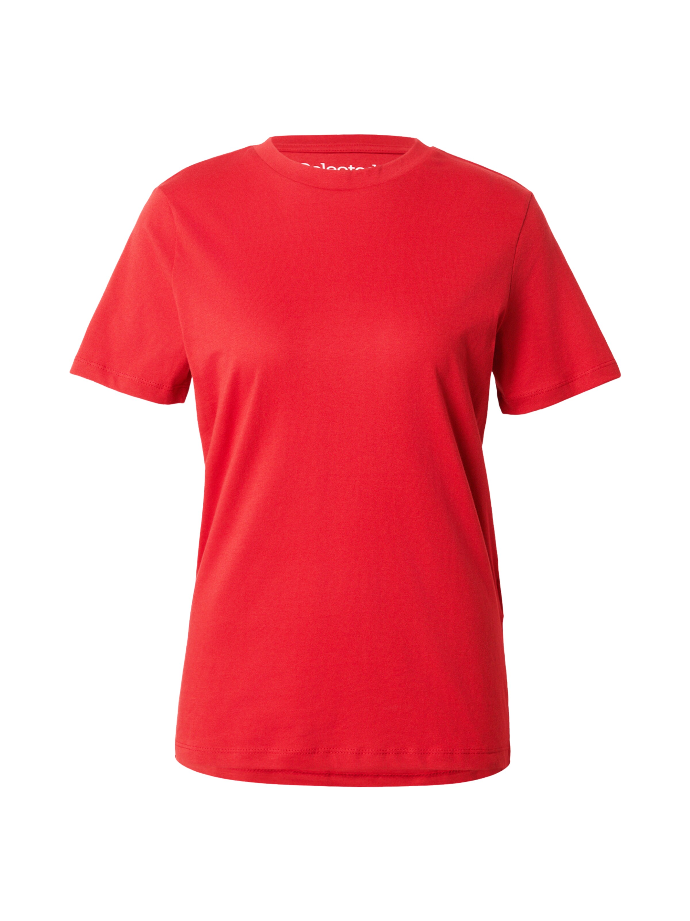 SELECTED FEMME T-Shirt 'SLWMYESSENTIAL' in Rot: Vorderseite