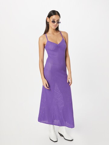 Designers Remix - Vestido de malha 'Taliana' em roxo