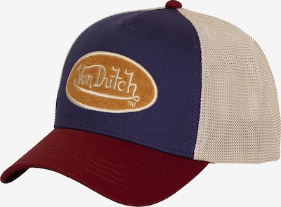 Von Dutch Originals Кепка в размере 55-60 в Темно-синий / Цвет карри / Светло-желтый / Бордовый, Обзор товара
