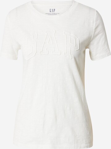 GAP Shirt in Wit: voorkant