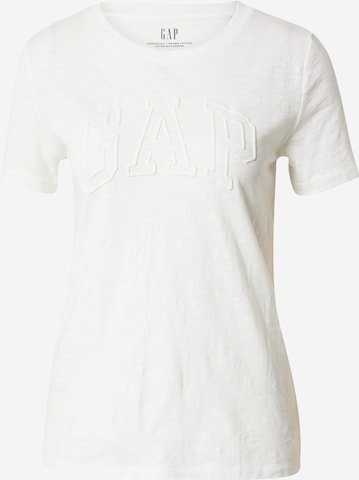 GAP Shirt in Wit: voorkant