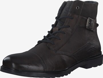 bugatti Lace-Up Boots in Brown: front