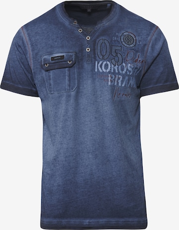 KOROSHI Shirt in Blauw: voorkant