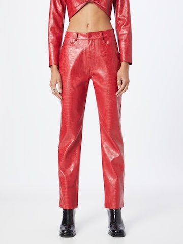 Regular Pantalon 'Haze' Hosbjerg en rouge : devant