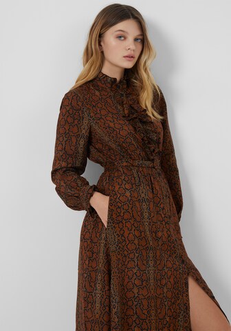 FRENCH CONNECTION Sukienka koszulowa 'Erina' w kolorze brązowy