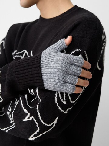 Mitaines Bershka en gris