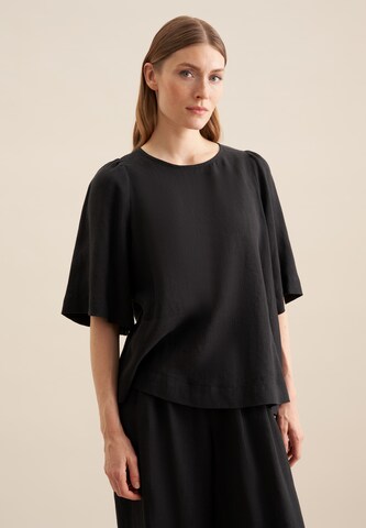 SEIDENSTICKER Bluse in Schwarz: Vorderseite