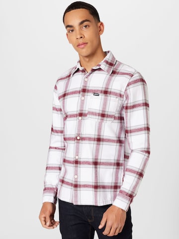 Regular fit Camicia di HOLLISTER in bianco: frontale