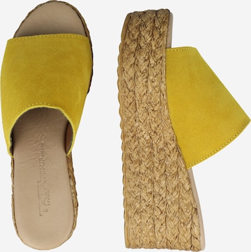 TATA Italia Mules in Yellow